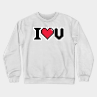 I Love You Video Game Heart T-Shirt Crewneck Sweatshirt